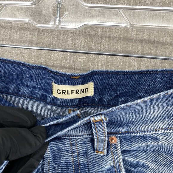 GRLFRND Jean Shorts 26 Jules Super High Rise‎ Cut Off Button Fly NEW - Picture 6 of 12